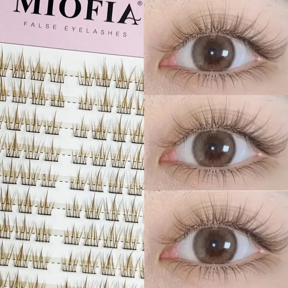 3D Volume Lash Clusters - 90 Bundles, Natural Long Style, DIY Eyelash Extensions dylinoshop