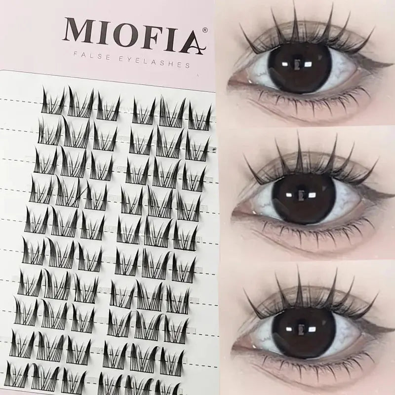 3D Volume Lash Clusters - 90 Bundles, Natural Long Style, DIY Eyelash Extensions dylinoshop