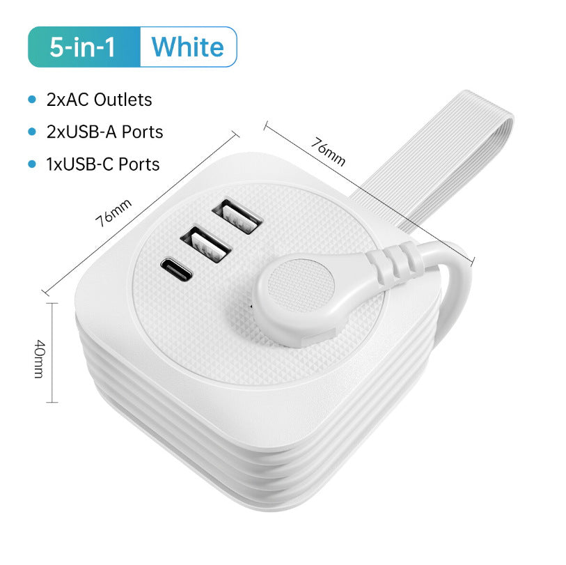 ChargeMate™ Portable Multi-Plug Power Strip 