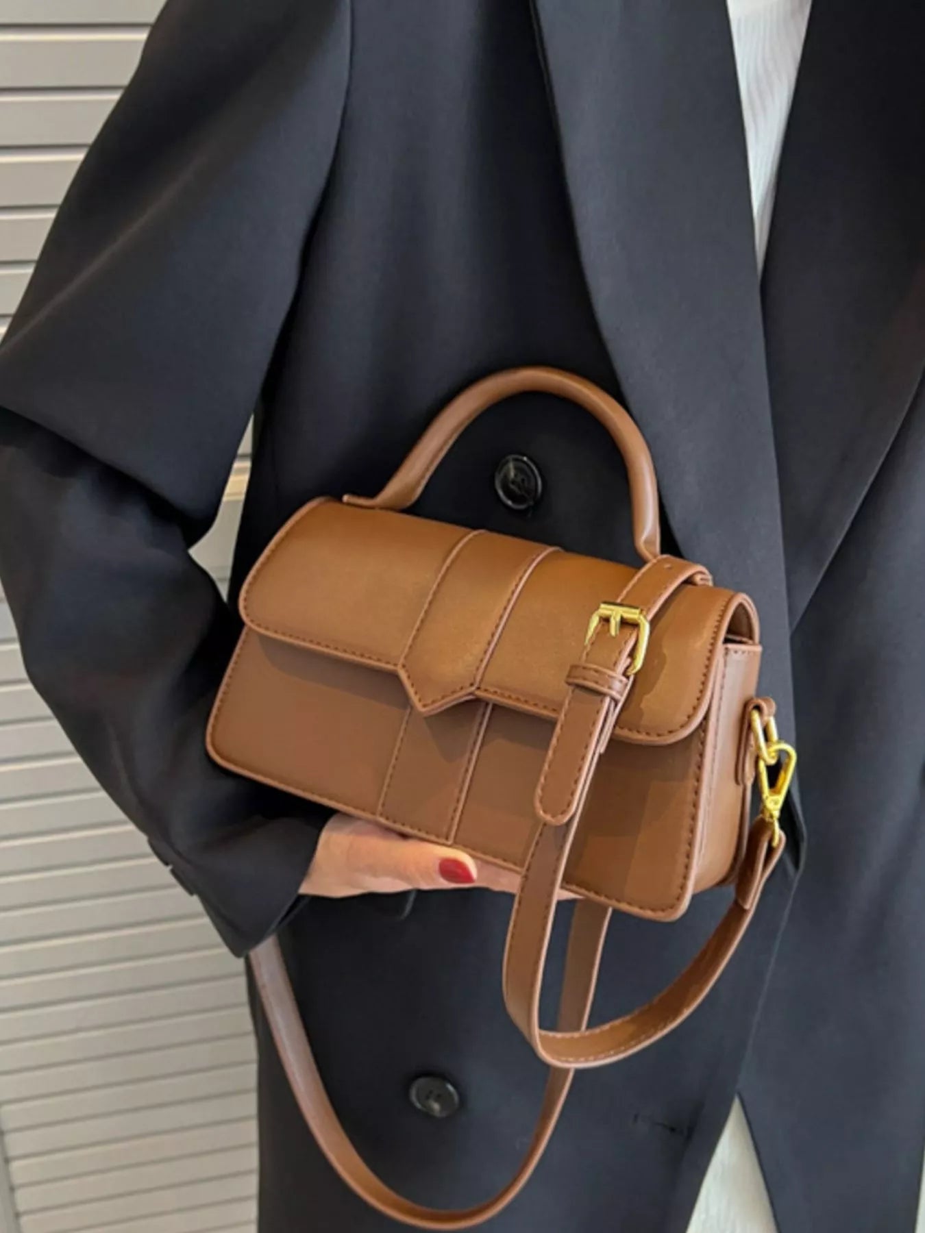Top Handle Crossbody Bag 