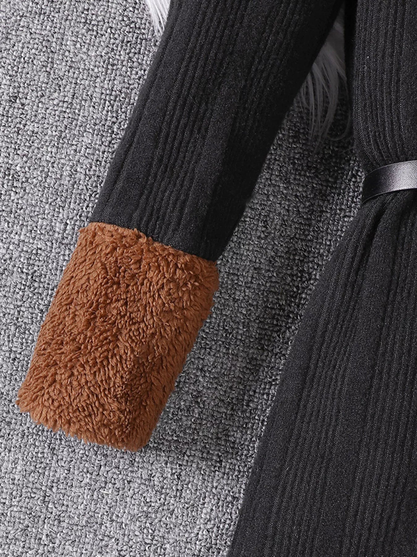 Children's Ribbed Knit Long Sleeve Dress 