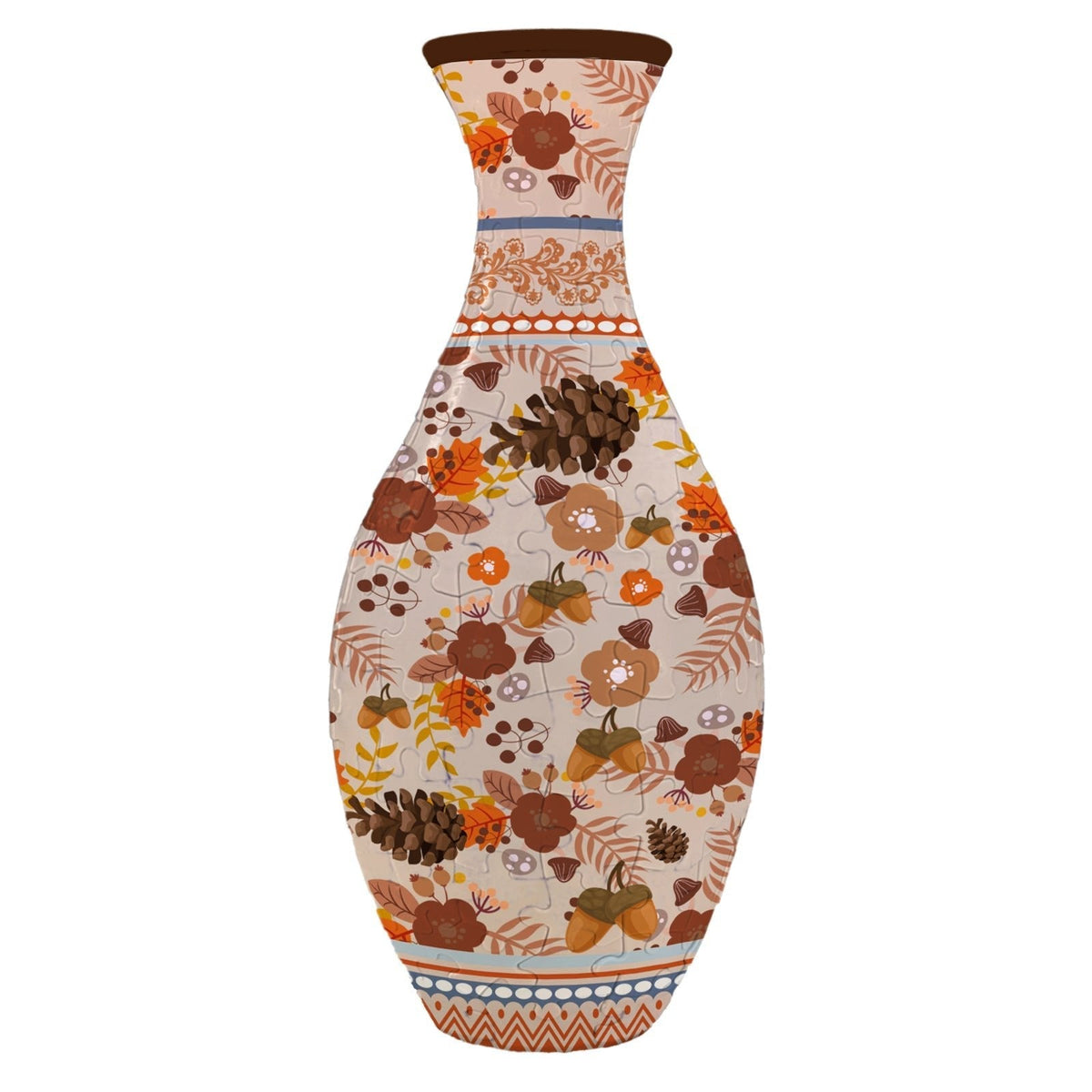 3D Mosaic Puzzle Vase | DIY Puzzle , Eco-Friendly 