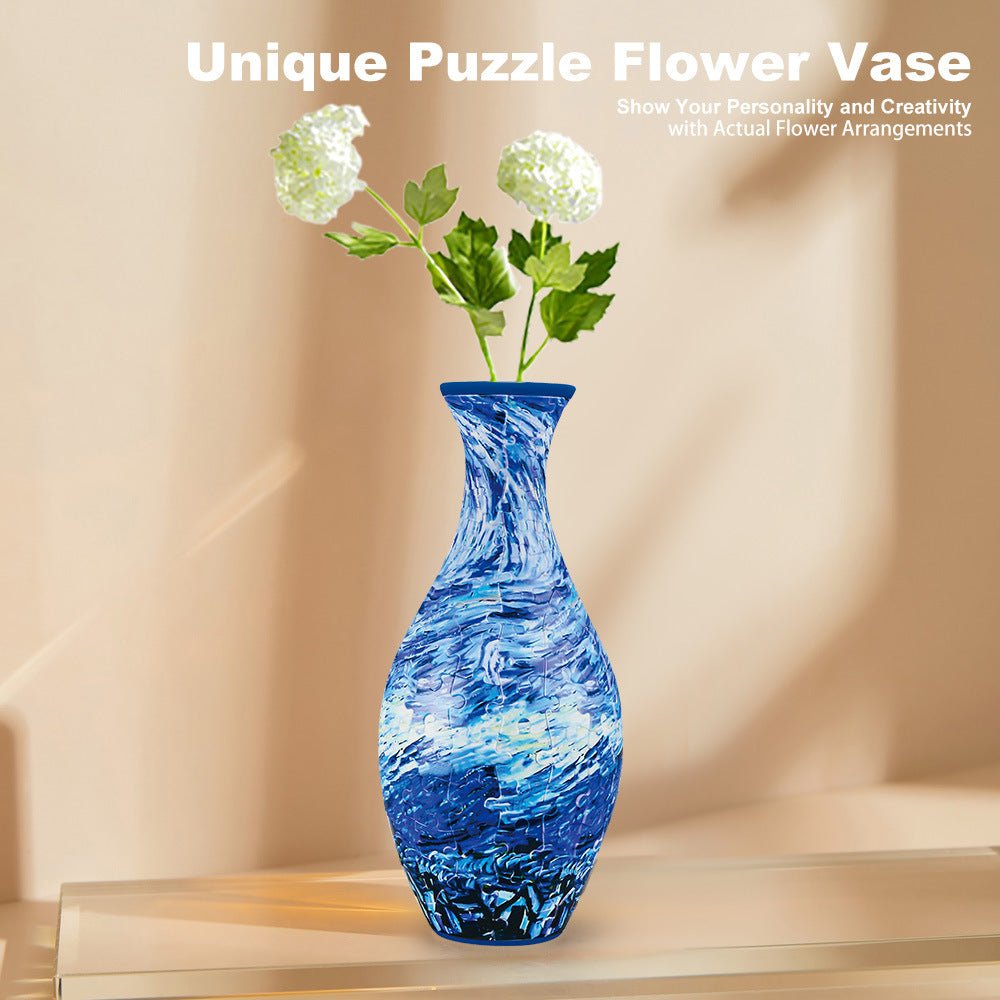 3D Mosaic Puzzle Vase | DIY Puzzle , Eco-Friendly 