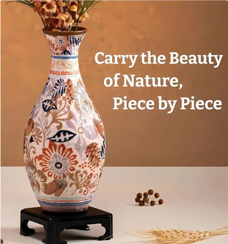3D Mosaic Puzzle Vase | DIY Puzzle , Eco-Friendly 