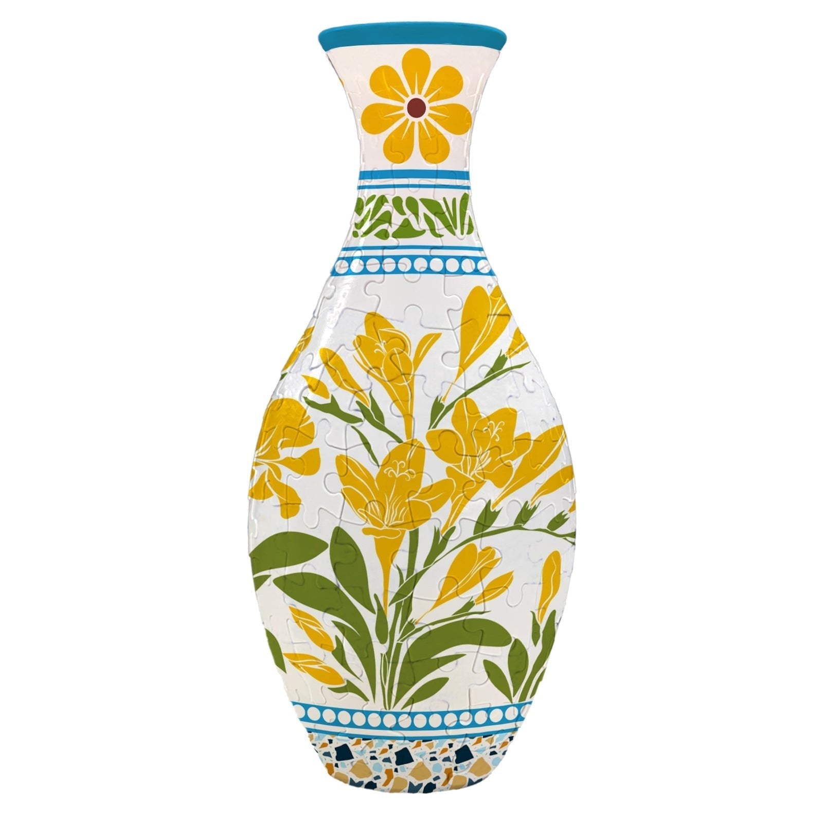 3D Mosaic Puzzle Vase | DIY Puzzle , Eco-Friendly 