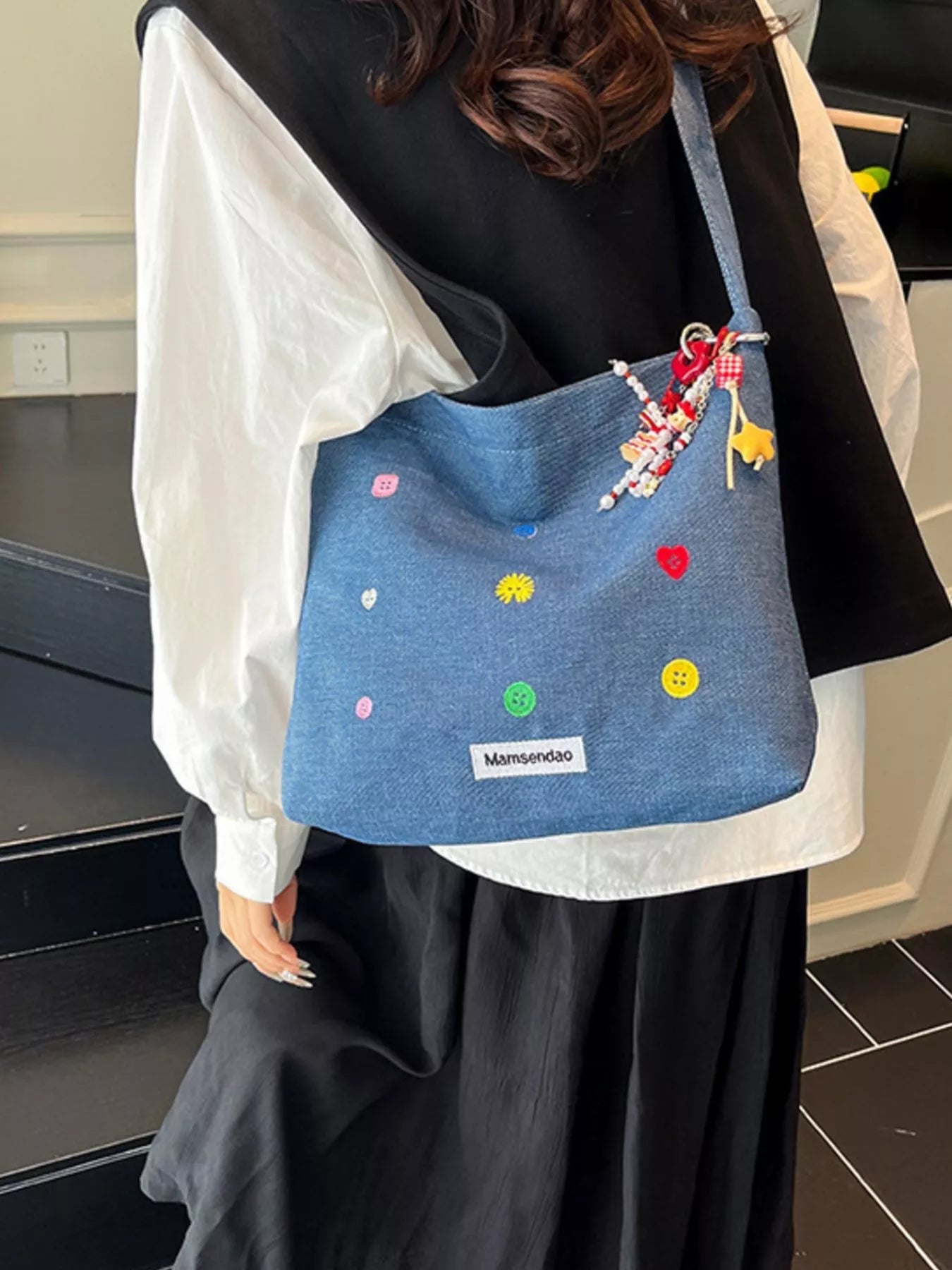 Adjustable Strap Crossbody Bag 