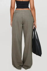 Wide Leg Jeans with Pockets 