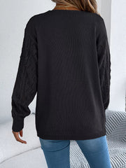 Openwork Open Front Cardigan 