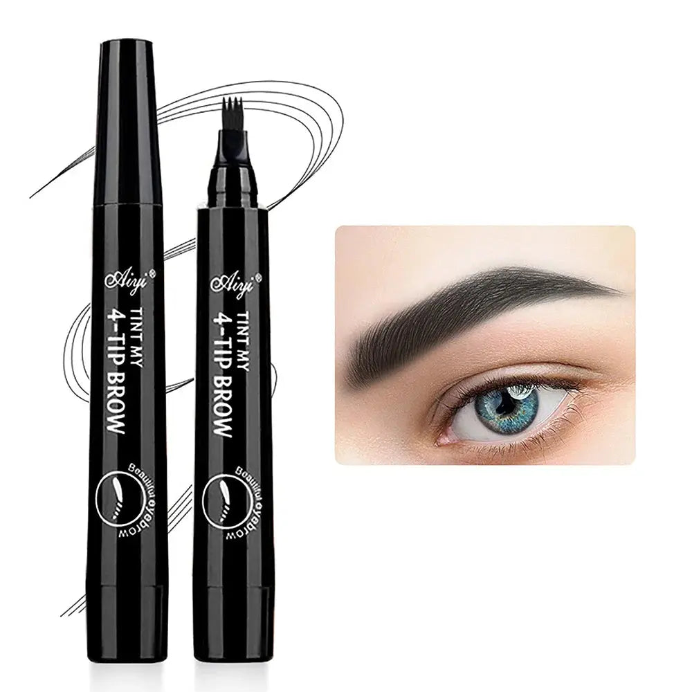 4 fork microblading eyebrow pencil waterproof eyebrow pencil natural long-lasting eyebrow makeup five colors dylinoshop