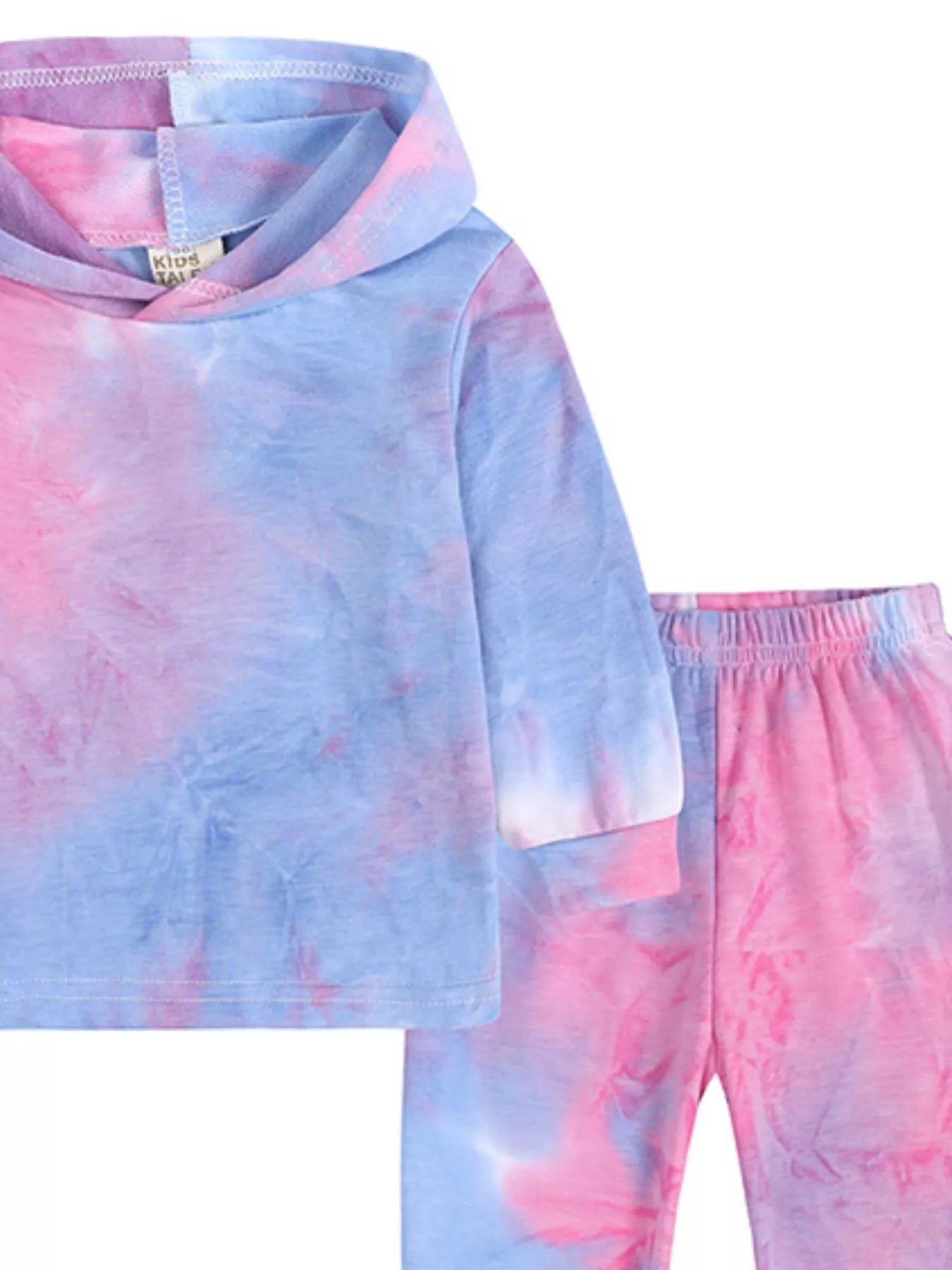 Children's Tie-Dye Hoodie and Pants Set 