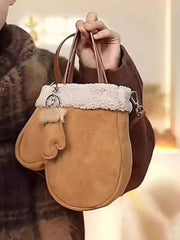 Mitten-Shaped Handbag 
