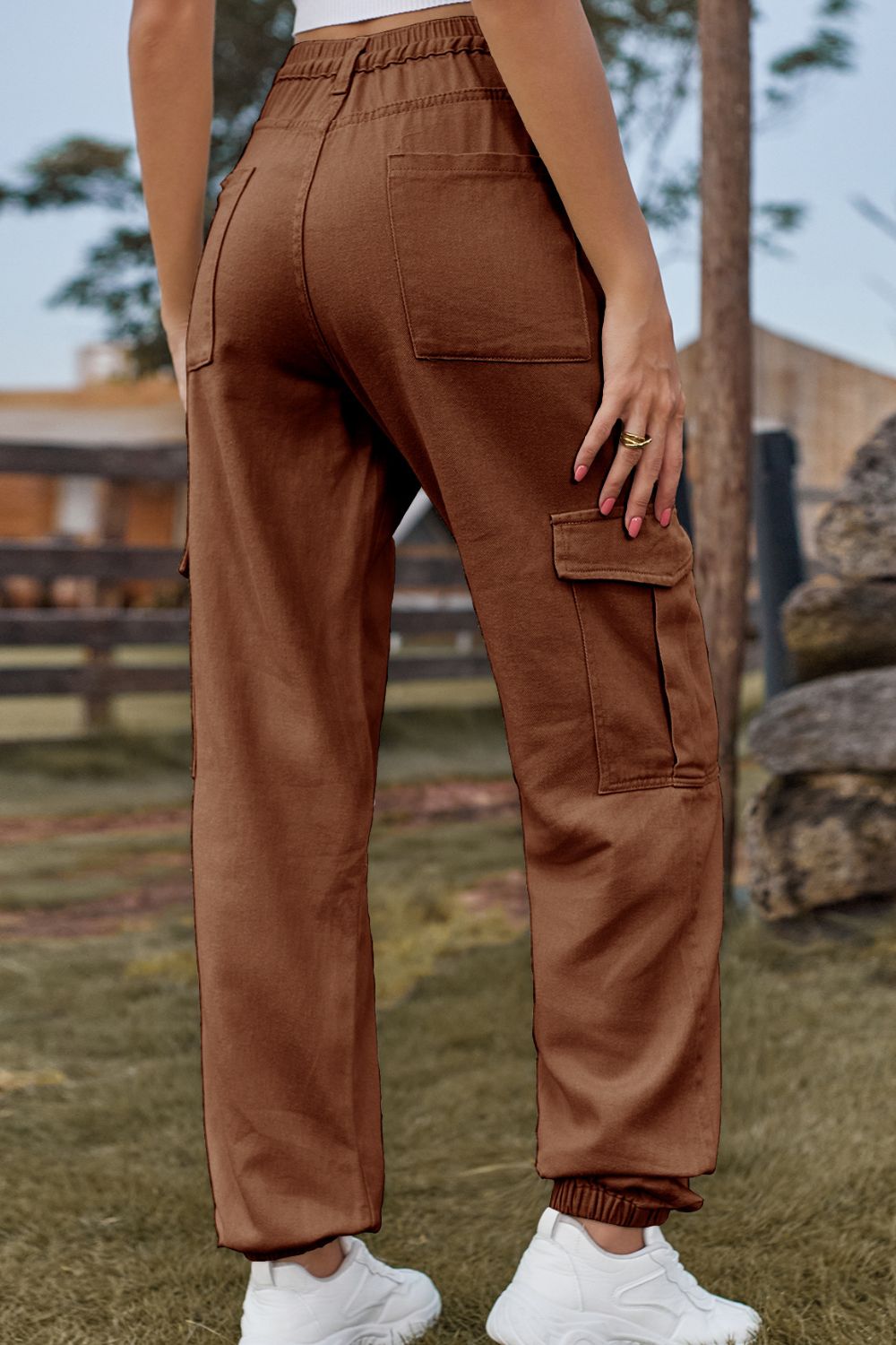 Long Jeans with Pocket 