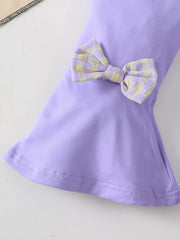 Children's Gingham Smocked Top and Bow Pants Set 
