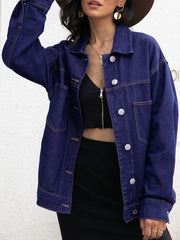 Buttoned Denim Jacket 