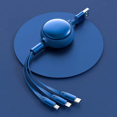 3-in-1 Retractable Charging Cable – Charge ALL Your Devices with One Cable! ⚡ 
