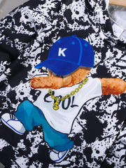 Children's Cool Bear Hoodie and Pants Set 