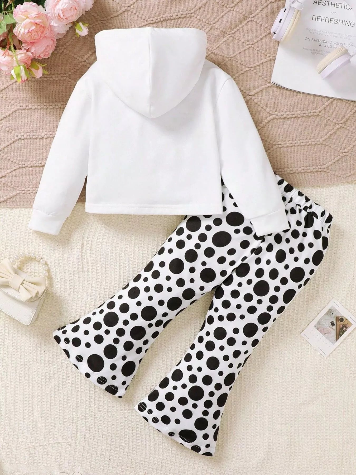 Children's Graphic Long Sleeve Hoodie and Pant Set 
