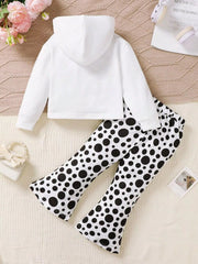 Children's Graphic Long Sleeve Hoodie and Pant Set 