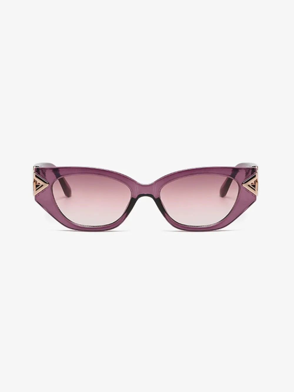 Polycarbonate Frame Cat-Eye Sunglasses 
