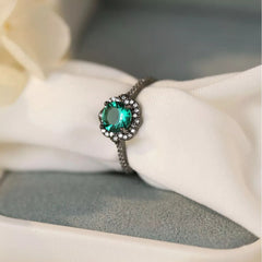 925 Sterling Silver Zircon Minimalist Ring 