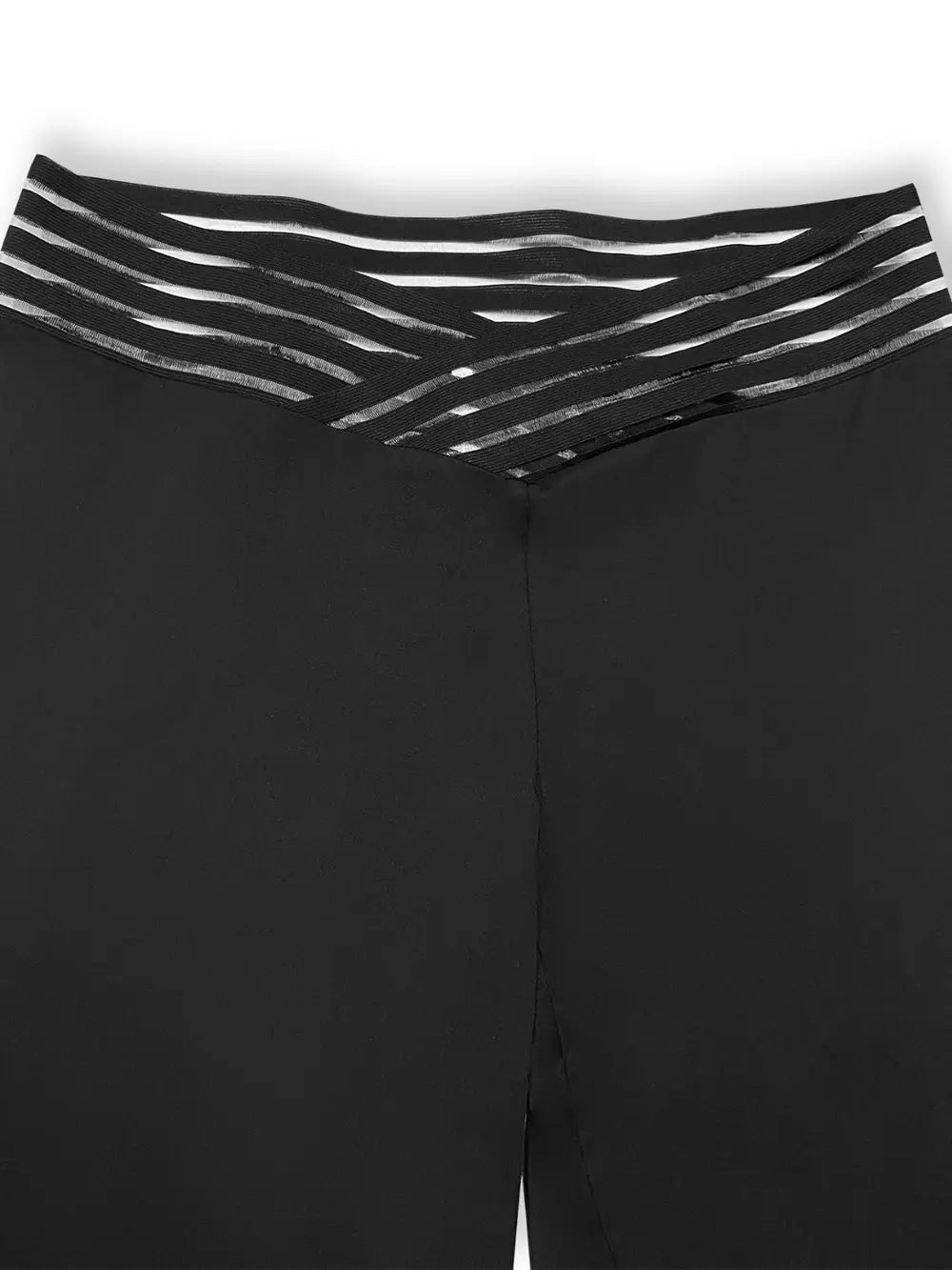 Plus Size V-Waistband Bootcut Pants 