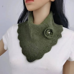 Add a Touch of Elegance with the PetalEdge™ Crocheted Triangle Scarf 