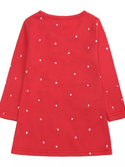 Children's Christmas Santa Long Sleeve Dress 