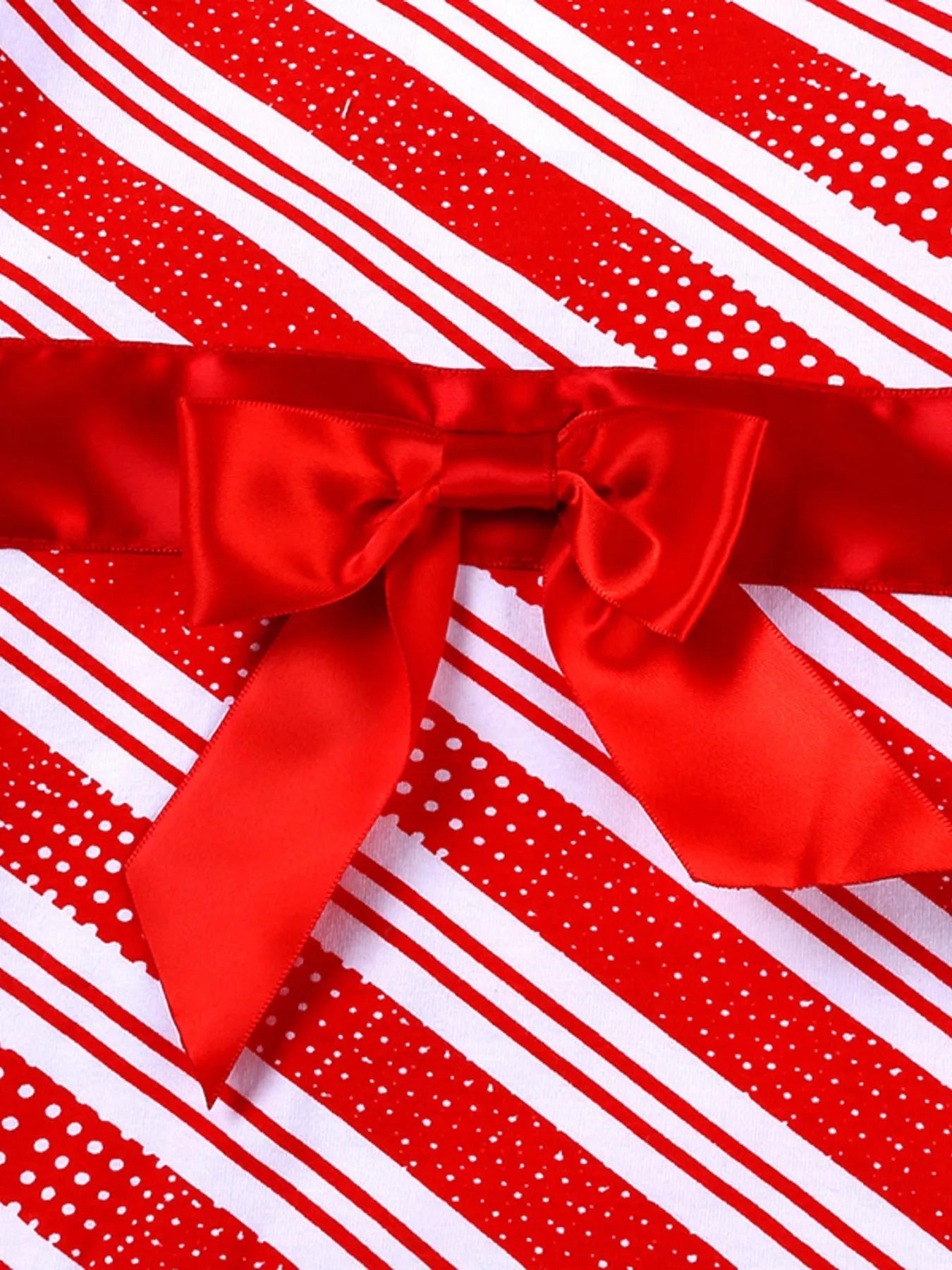 Children's Striped Christmas Outfit Set 