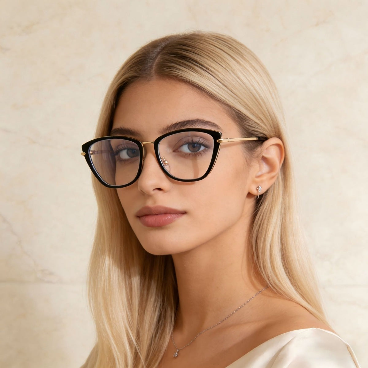 Cat-Eye Glasses 