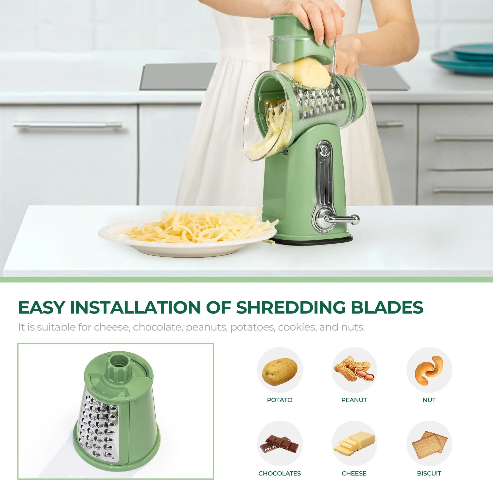 uexim Vegetable Slicer and Grater for Kitchen 