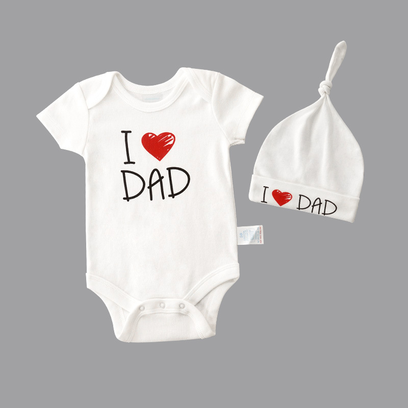 50% Off + Fast Free Shipping TODAY! (Cute I Luv Mum & Dad Baby Set) 