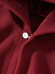 Children's Reindeer Embroidered Christmas Cape Outerwear 