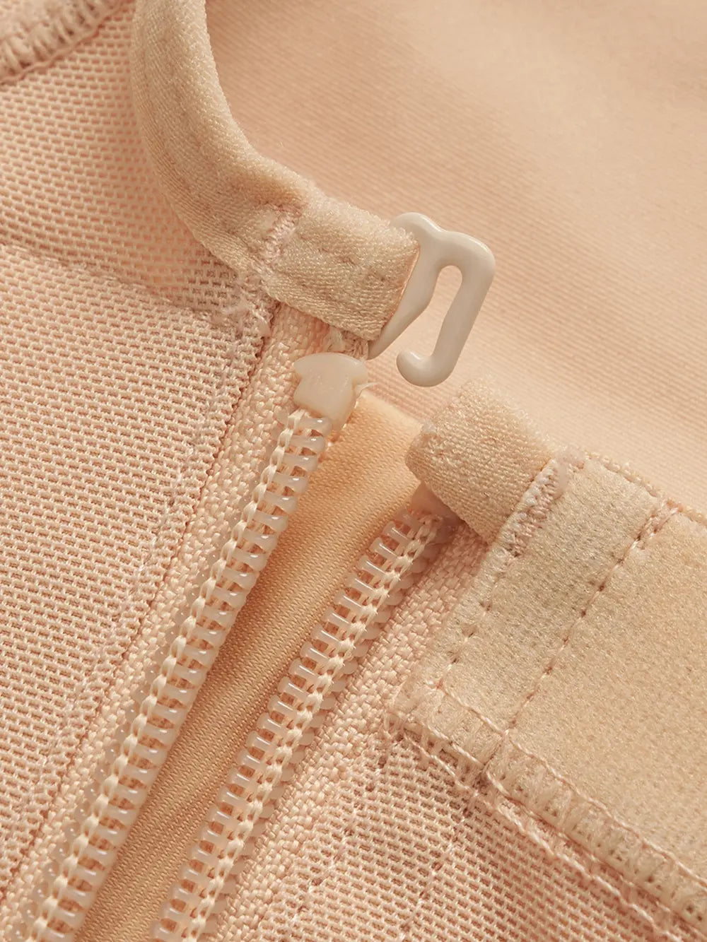 Full Size Side Zip Up Wide Strap Shapewear 