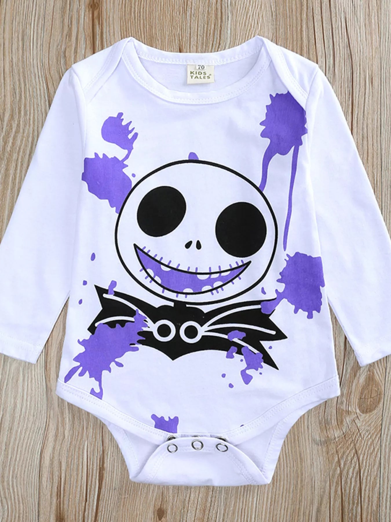 Children's Halloween Bodysuit and Pants Set with Hat 