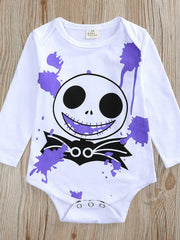 Children's Halloween Bodysuit and Pants Set with Hat 