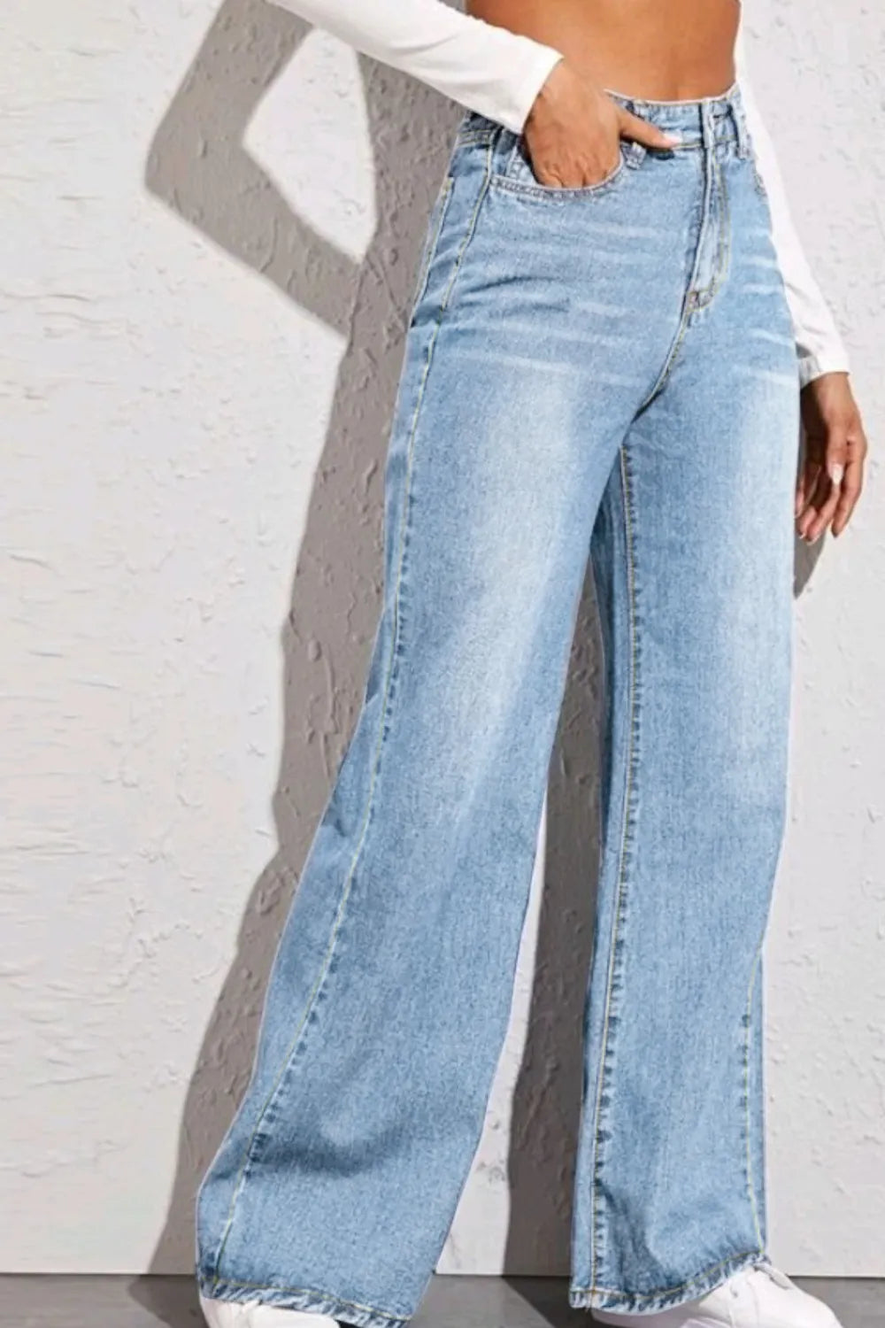 High Waist Wide Leg Jeans 