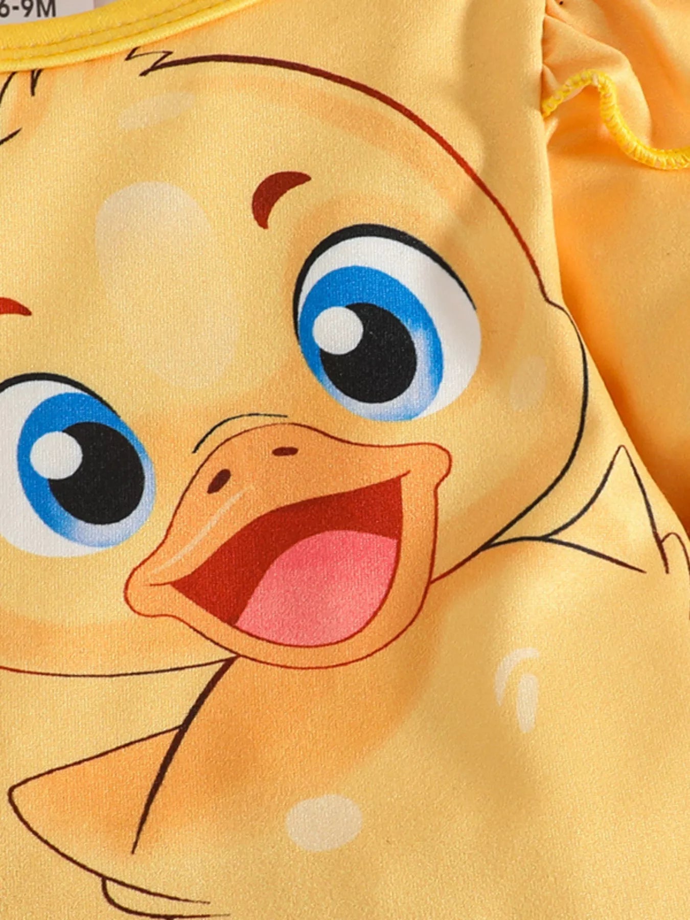 Children's Cute Duck Print Long Sleeve Top and Pants Set 