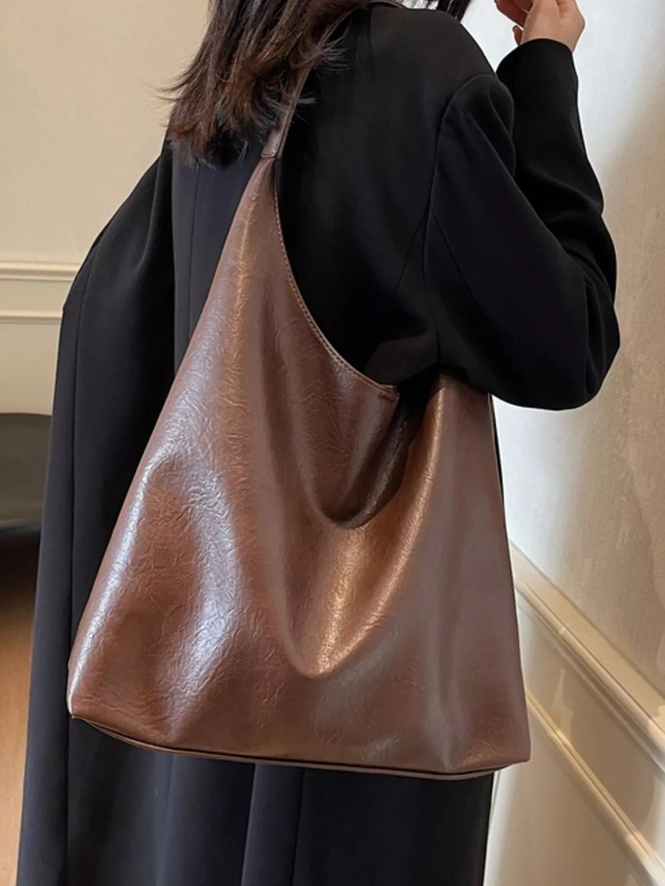 PU Leather Tote Bag 