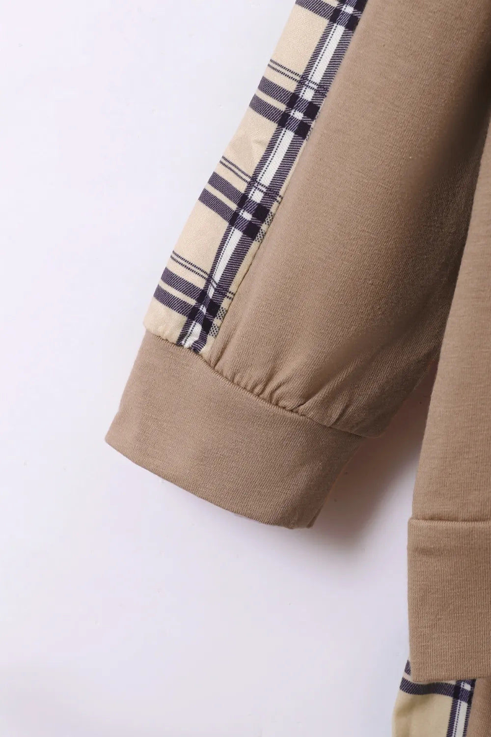Children's Plaid Hoodie and pants Set 