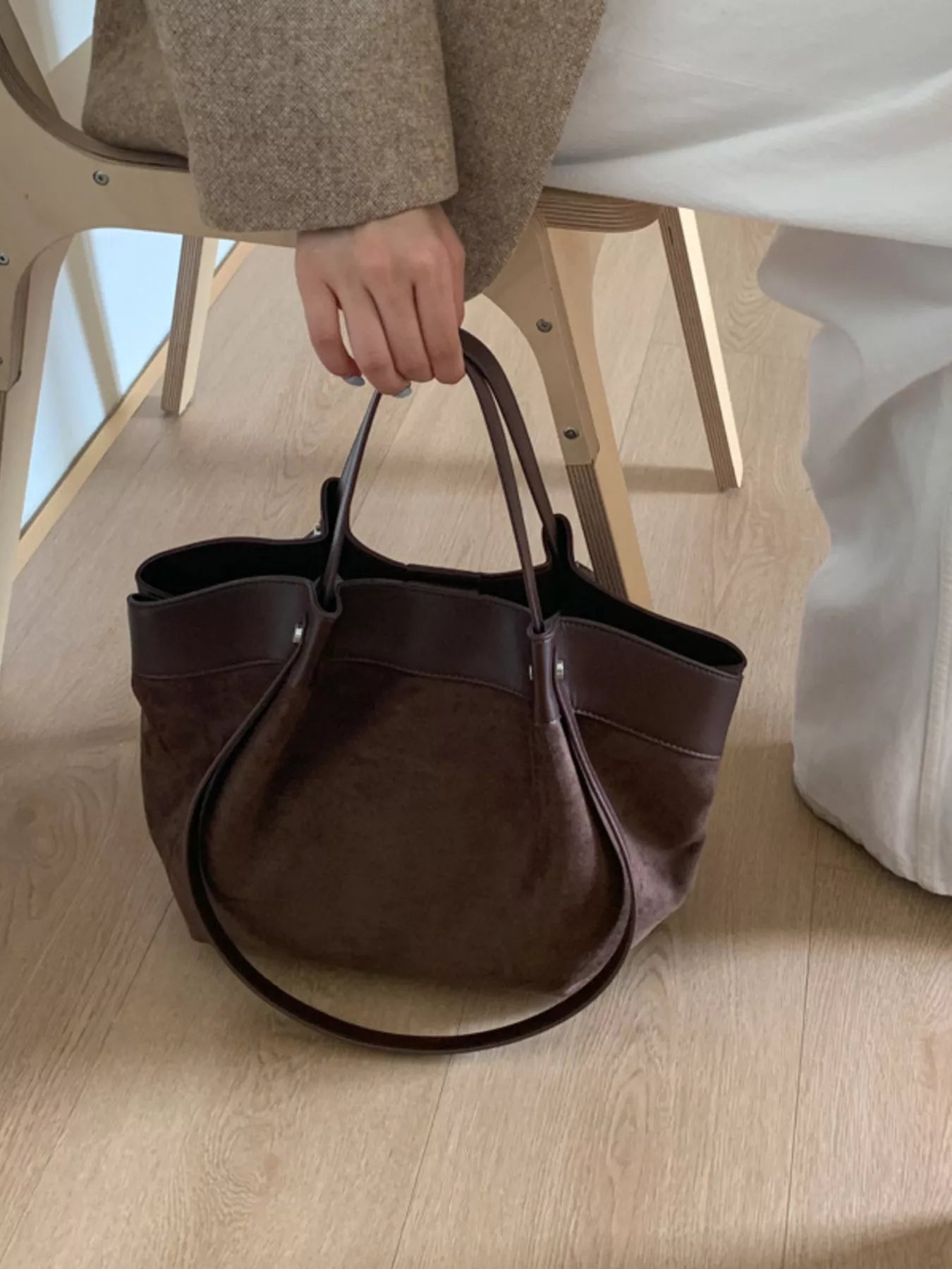 Lightweight Classic Color Tote Bag 
