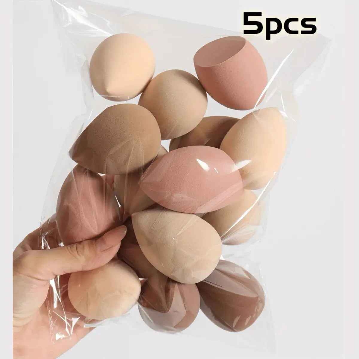 5-10PCS Ombre Makeup Sponge Set - Vegan Dual Use for Liquid/Powder | Latex-Free Travel Essentials All Skin Types dylinoshop