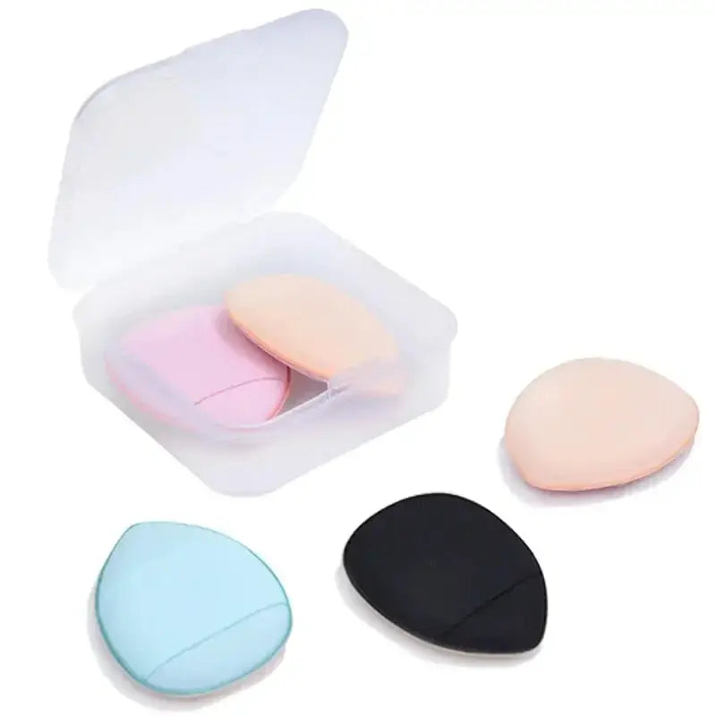 5/10Pcs Mini Finger Puff Foundation Small Air Cushion Powder Sponge Face Concealer BB Cream Cosmetic Applicator Makeup Tools dylinoshop