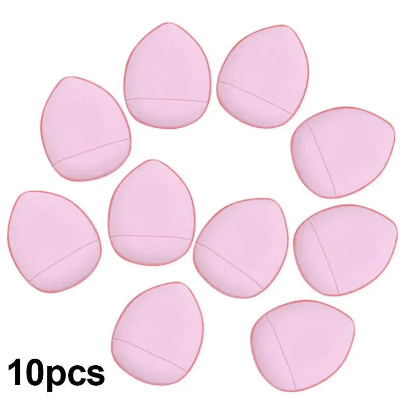 5/10Pcs Mini Finger Puff Foundation Small Air Cushion Powder Sponge Face Concealer BB Cream Cosmetic Applicator Makeup Tools dylinoshop