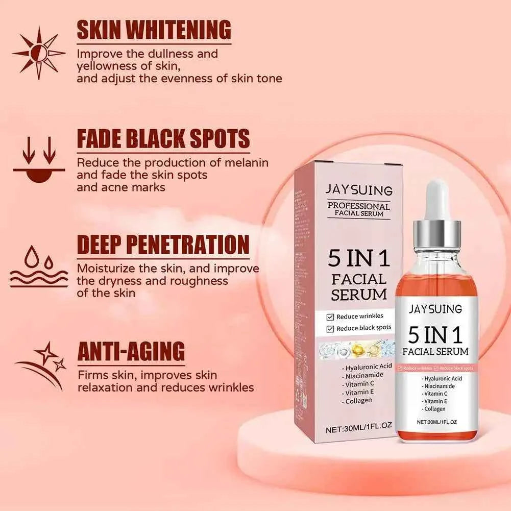 Vitamin C & Hyaluronic Acid Anti-Aging Face Serum – Firming & Brightening