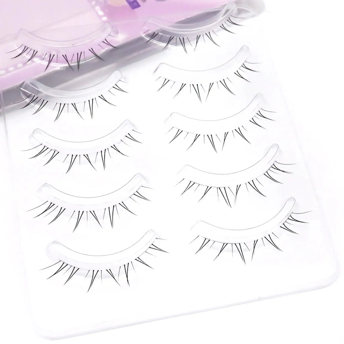 5 Pairs Cartoon-Style Lower Lash Extensions - Cosplay Makeup dylinoshop