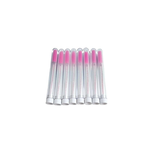 50/100/200pc DIY Eyelash Brush Tube by Yourself, No Decoration Mascara Eyelash Wands Eyebrow Brush Replaceable Dust-proof Makeup dylinoshop