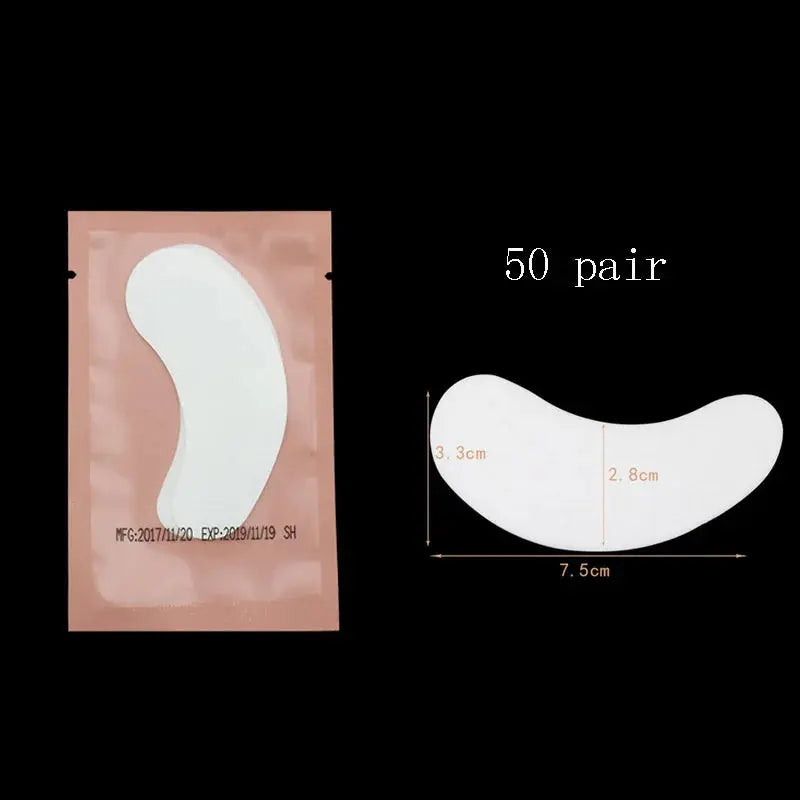 50 Pairs Eyelash Under Eye Patches Eye Pad Isolation Remove Hydrogel Eye Patch Sticker Gasket Eyelash Extension Makeup Tools dylinoshop