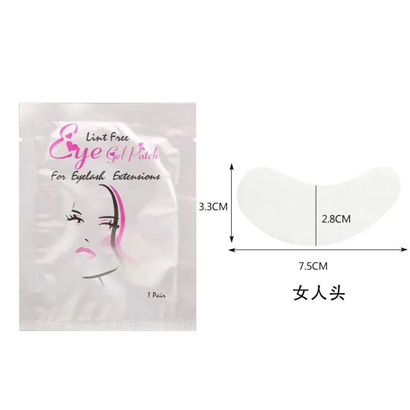 50 Pairs Eyelash Under Eye Patches Eye Pad Isolation Remove Hydrogel Eye Patch Sticker Gasket Eyelash Extension Makeup Tools dylinoshop
