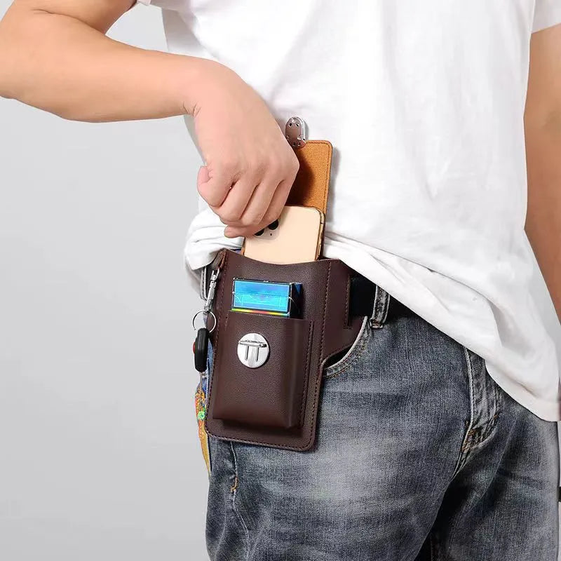 BeltCase | Hands-Free Convenience with a Durable Leather Phone Pouch 