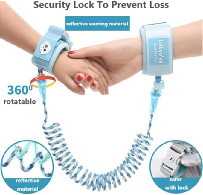 Anti-Lost Child Safety Wristband with Induction Lock 